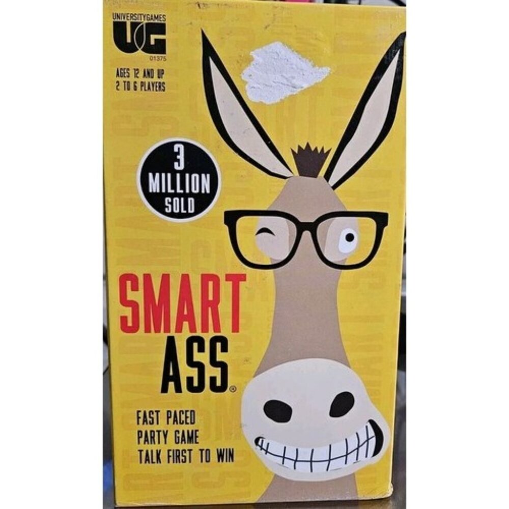Smart Ass Game By University Games  Ages 12+  Fast-Paced Party Game For 2-6 Play